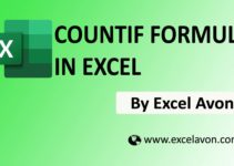 How to use COUNTIF formula in Excel