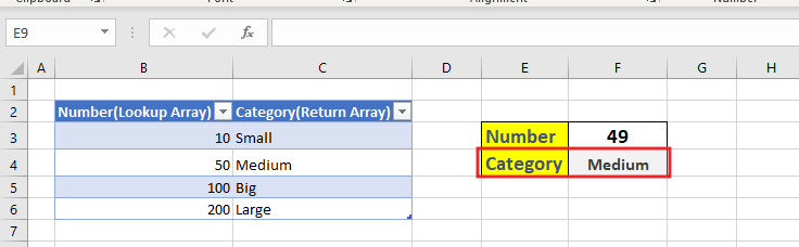 approximate-value-in excel