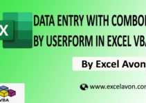 Data Entry with ComboBox by UserForm in Excel VBA Easily (2 ComboBox)
