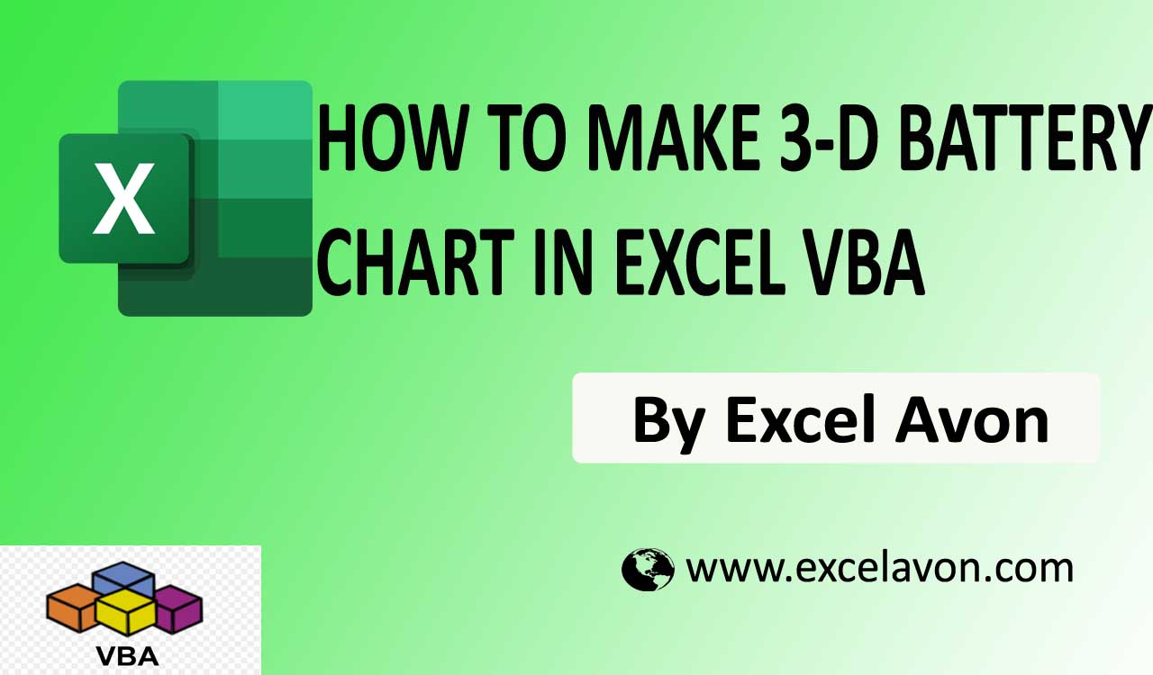 how-to-make-3-d-battery-chart-in-excel