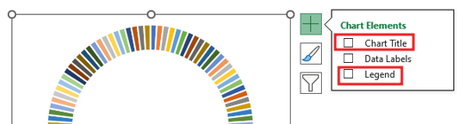 circle progress chart in excel